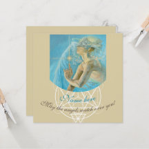 Anjo do amor divino leve e do orçamento de proteçã