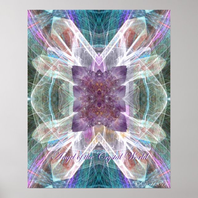 Anjo do Poster Crystal World (Frente)