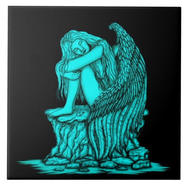 Anjo dormindo na pedra (Frente)