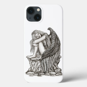 Anjo dormindo na pedra