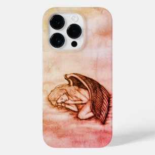 Anjo dormindo nas nuvens do céu