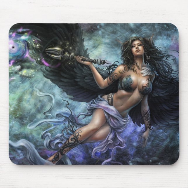 Anjo escuro "Wynter" de Azmodeus, Mousepad (Frente)