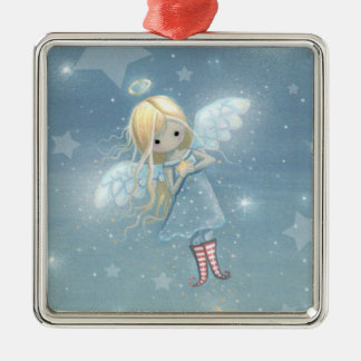 Anjo Estrela Pequena Enfeite de Natal