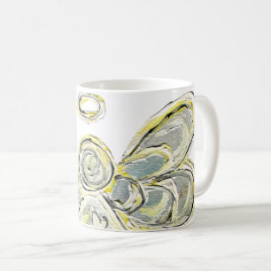 Anjo Guardião da Luz Branca Caneca de Café Persona