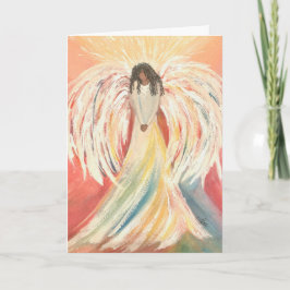 Anjo Humilde, Cartão de Saudação Dobrado 13 x 18 c