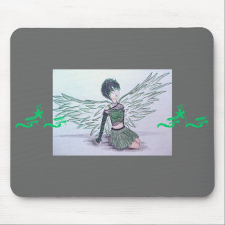 "Anjo imperfeito" Mousepad (verde)