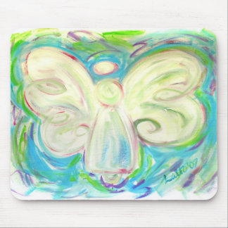 Anjo Mousepad da luz branca