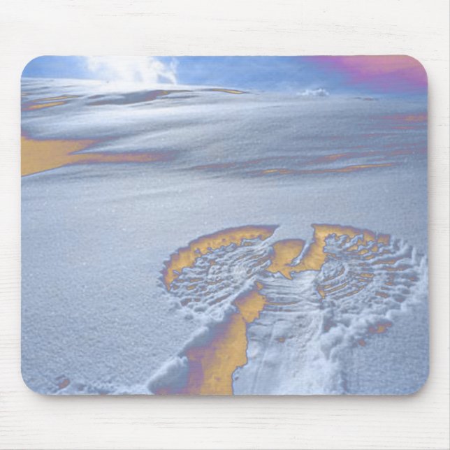 Anjo Mousepad da neve (Frente)