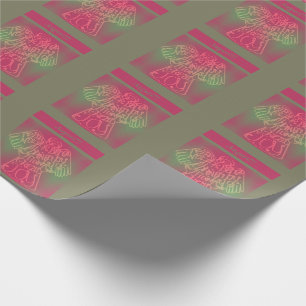 Anjo Natal "Behold..." Papel de embrulho