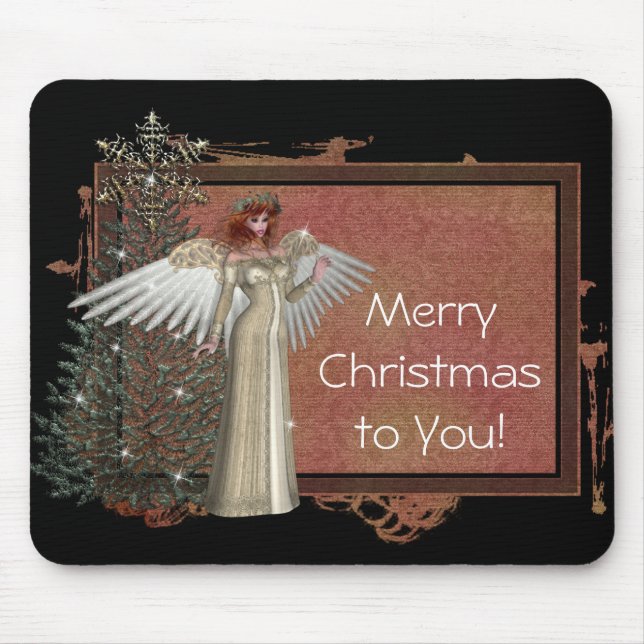 Anjo Natal Design 1 Mousepad (Frente)