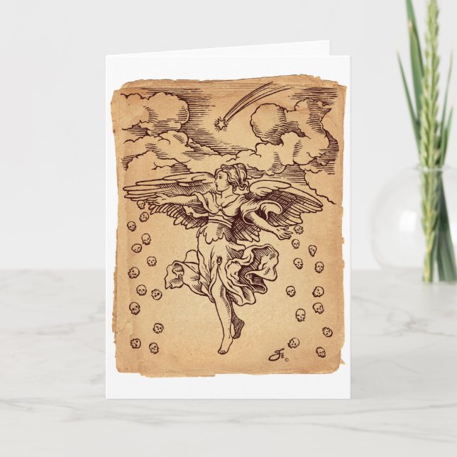 Anjo Natal do Cartão da Morte (Frente)