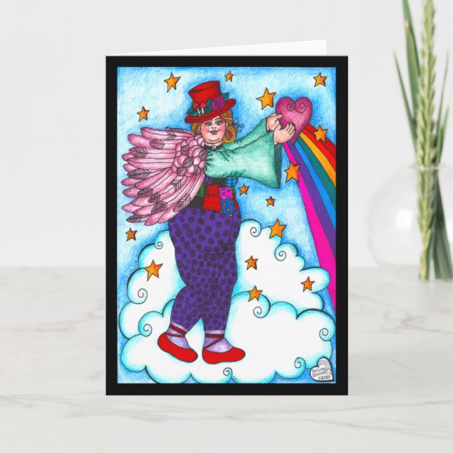 Anjo no Cartão das Nuvens (Frente)