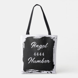 Anjo Número "4444" Tote Bag de Lado Duplo