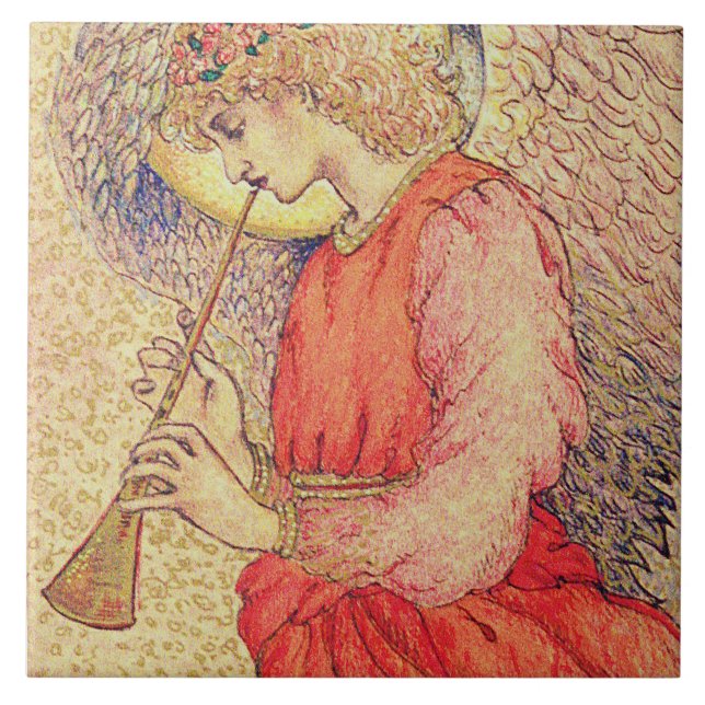 Anjo Tocando uma Flauta (Frente)
