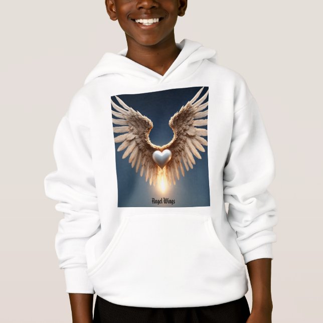 Anjo Wings Kids Pullover Hoodie (Frente)