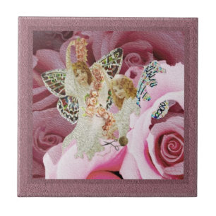 Anjos da borboleta que fazem grinaldas