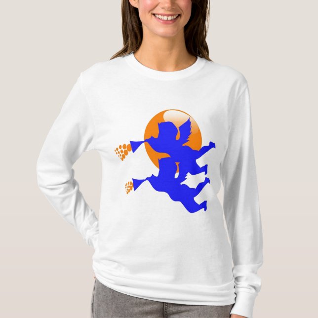 ANJOS DAS SENHORAS QUE CHAMAM A CAMISA LONGA DA (Frente)