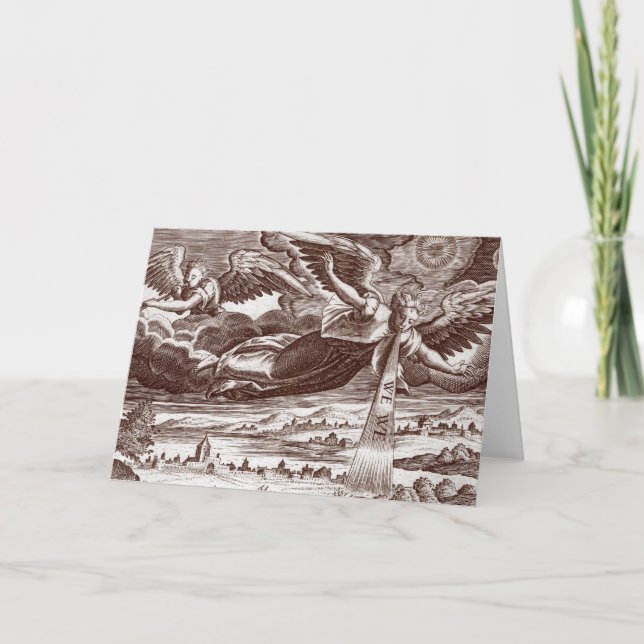 Anjos do Livro das Revelações - Cartão Saudável (Frente)