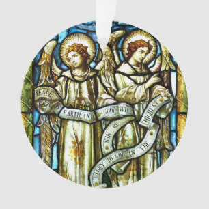 Anjos do Natal Ornamento da Paz na Terra