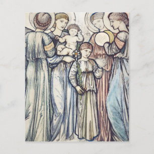 Anjos e Crianças por Sir Edward Burne–Jones