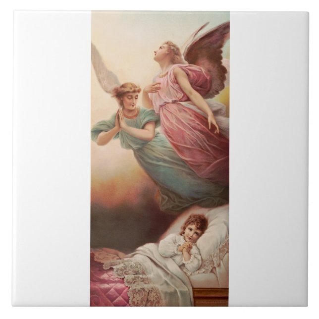 Anjos Guardiões com criança (Frente)