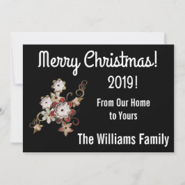 Anjos, Joias e Flores de Espontamento Cartão de Na