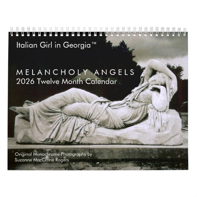 Anjos Melancólicos - Calendário de 12 Meses de 202 (Capa)
