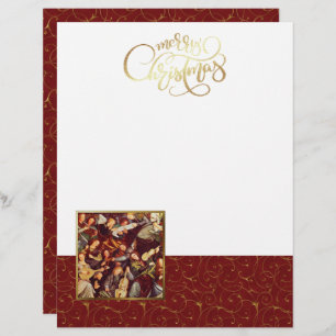 Anjos Músicos. Carta de Natal de Belas Artes