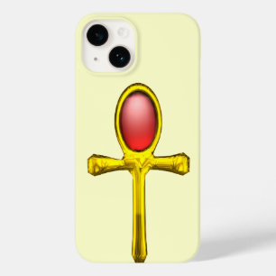 ANKH, VERMELHO TALISMAN/DOURADO EGÍPCIO Creme JEWE
