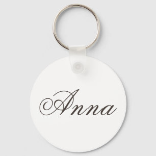 "Anna", chamada Basic Round Chaveiro
