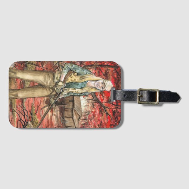 Anna Dillon: Uma Etiqueta de Bagagem Lovecraftiana (Frente Horizontal)