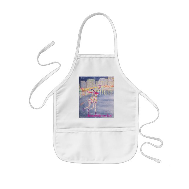 Annabelle no gelo! O avental da criança (Frente)