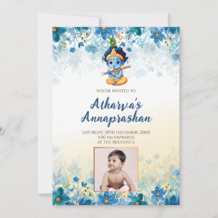 Annaprashan convida convite Annaprasan