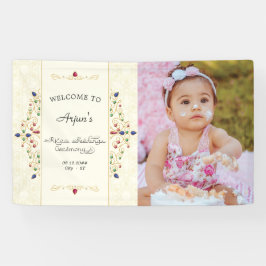 Annaprashan First Rice Ceremony Foto de Boas-vinda