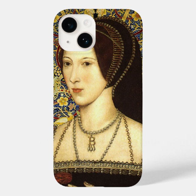 Anne Bolena Rainha da Inglaterra Capa de telefone (Verso)