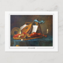 Anne Vallayer-Coster #10 - Cartão Postal de Arte