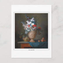 Anne Vallayer-Coster #5 - Cartão Postal de Arte
