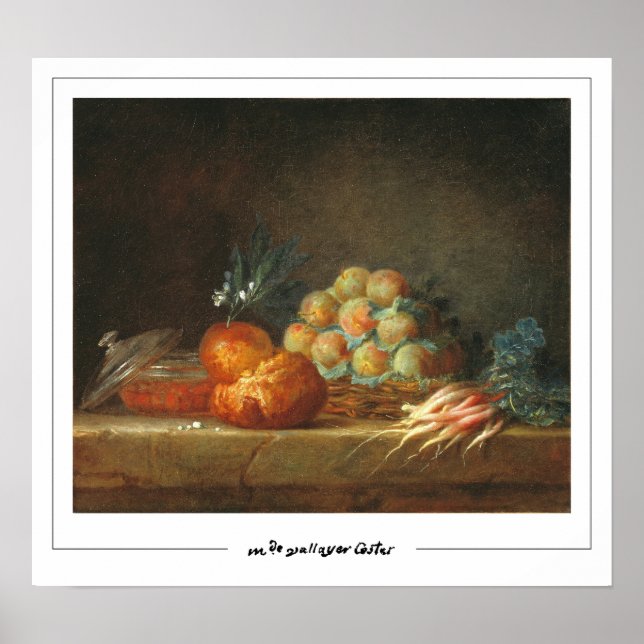 Anne Vallayer-Coster Zedign Art Poster #1 (Frente)