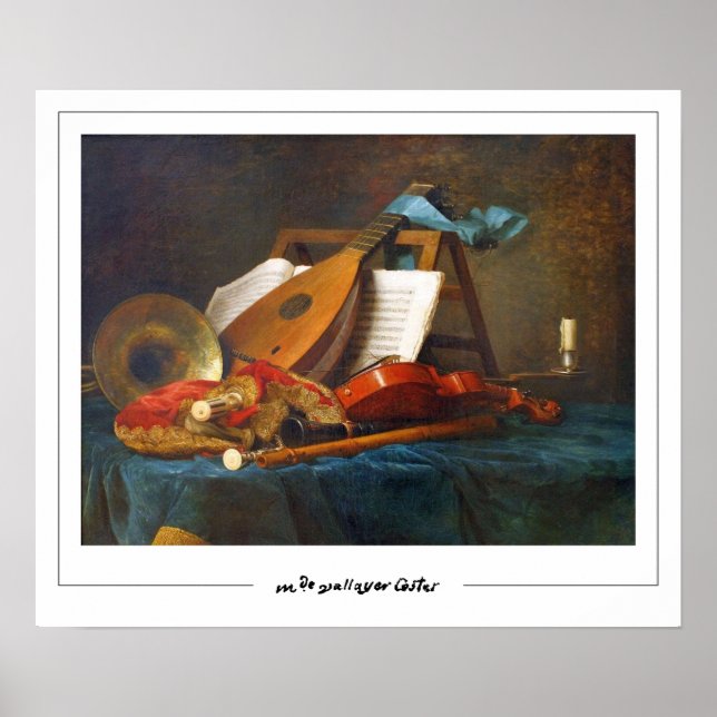 Anne Vallayer-Coster Zedign Art Poster #10 (Frente)