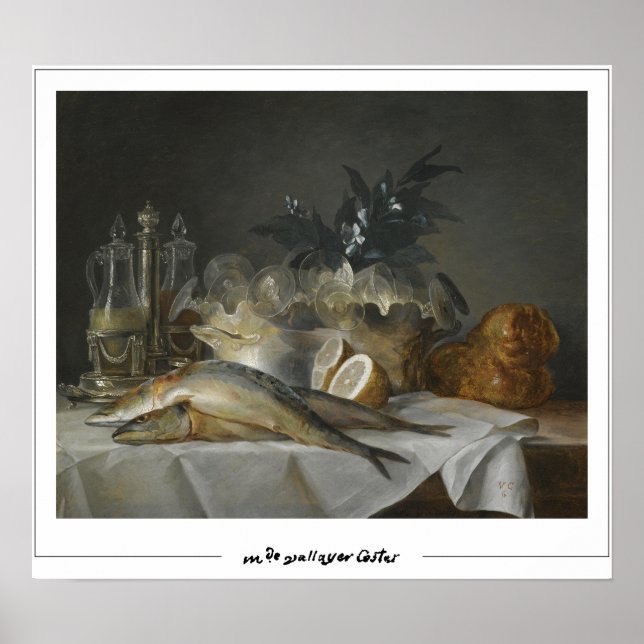 Anne Vallayer-Coster Zedign Art Poster #2 (Frente)