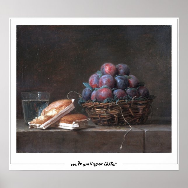 Anne Vallayer-Coster Zedign Art Poster #4 (Frente)