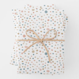 Annie Confetti Watercolor Dots Wrapper Paper
