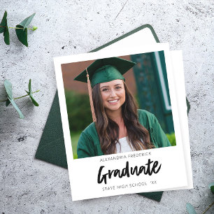 Announcem de Graduação de Foto Instantânea de Orça