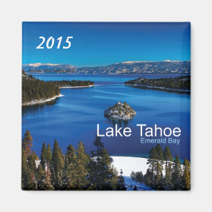 Ano da mudança da imã de geladeira de Lake Tahoe