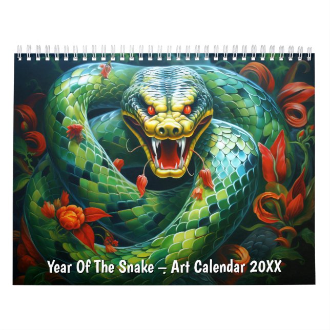 Ano da Serpente – Calendário de Arte 20XX (Capa)