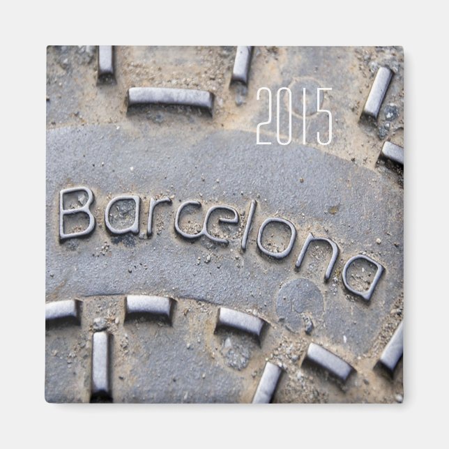 Ano de Mudança de Imã de geladeira Espanha de Barc (Frente)