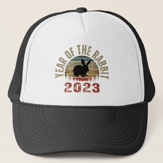 ANO DO COELHO 2023 BONÉ DE CAMINHONEIRO (Frente)