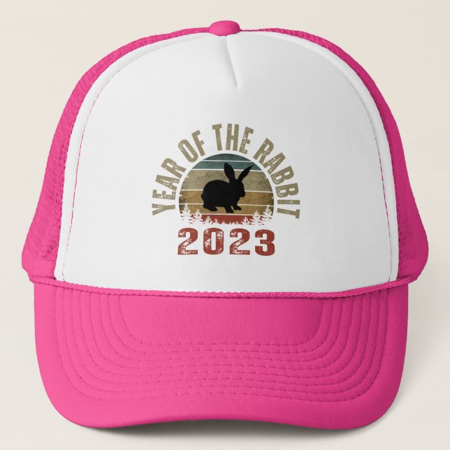ANO DO COELHO 2023 BONÉ DE CAMINHONEIRO (Frente)