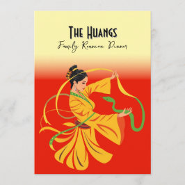 Ano do Convite para Janto da Reunião da Família Co