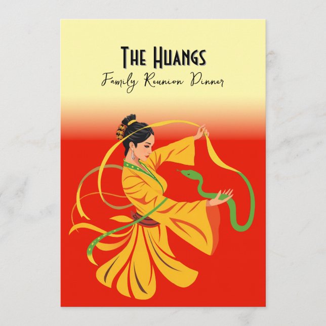 Ano do Convite para Janto da Reunião da Família Co (Frente)